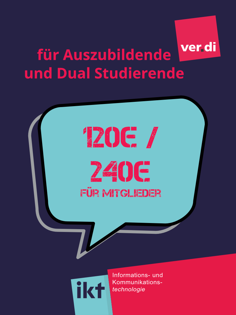 für Auszubildende und Dual Studierende 120€ beziehungsweise 240€ für Mitglieder